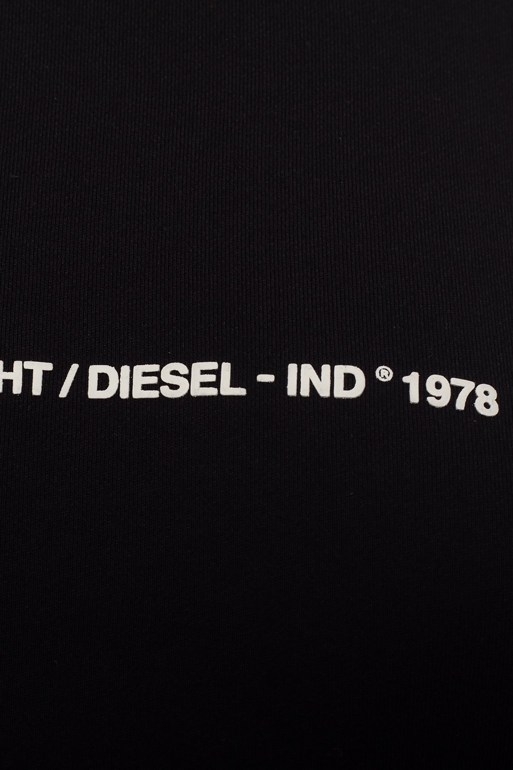 Diesel black sweatshirt with logo